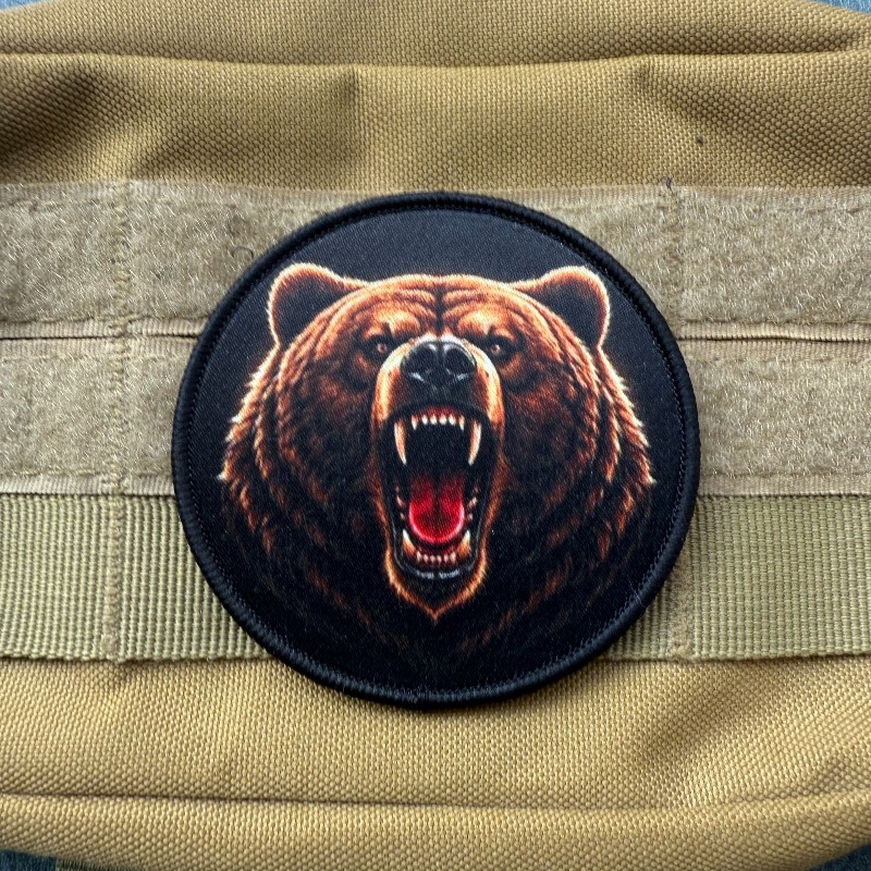 Roaring Grizzly Bear Morale Ba - Urban Backpack Tactical recension och pris